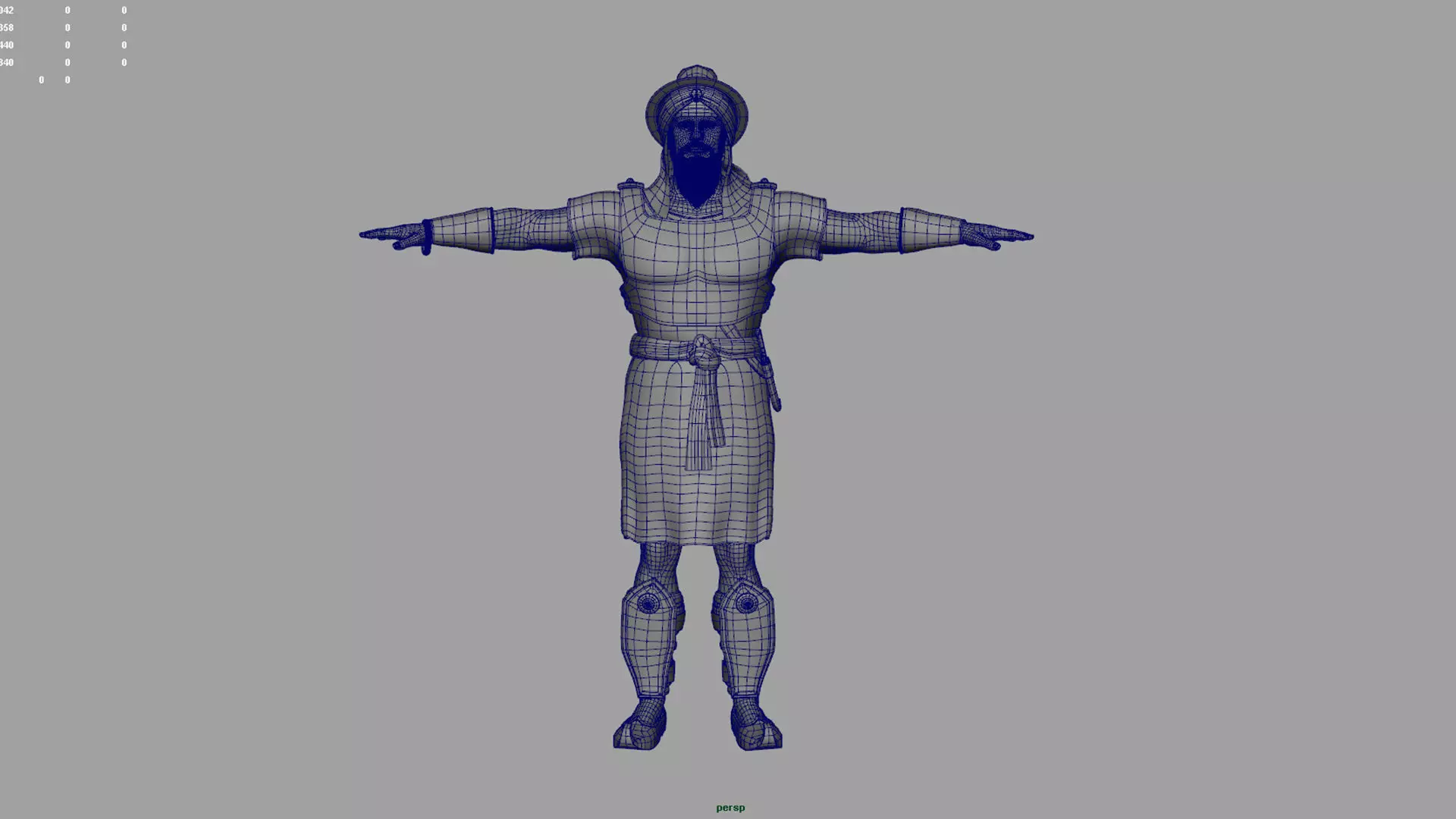 Realistic punjabi indian soilder  3D model_9