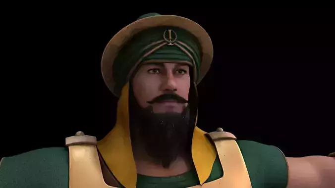 Realistic punjabi indian soilder 