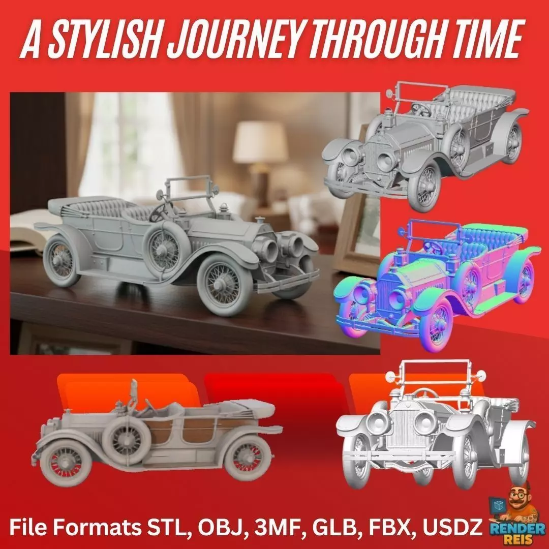 A Stylish Journey Through Time 3D print model