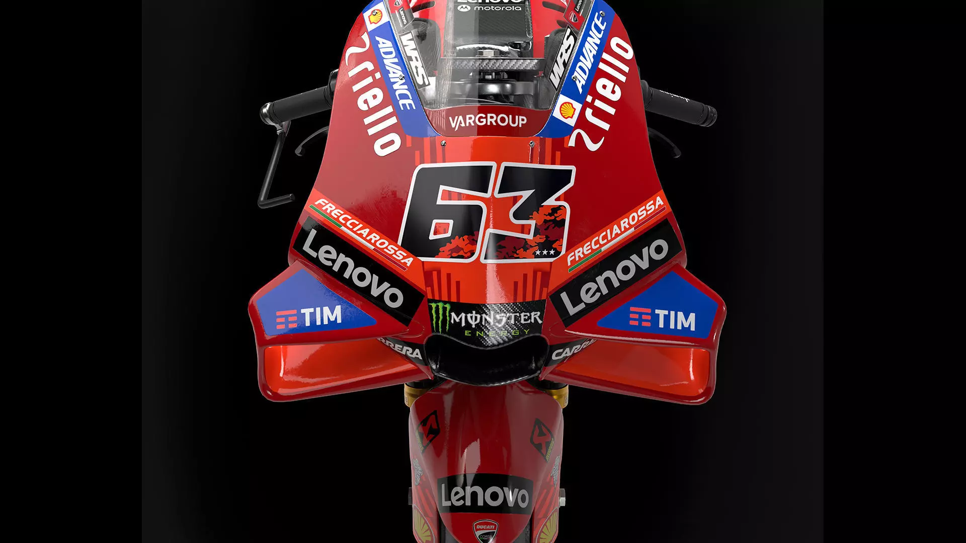 MotoGP Ducati GP25  Low-poly 3D model_6