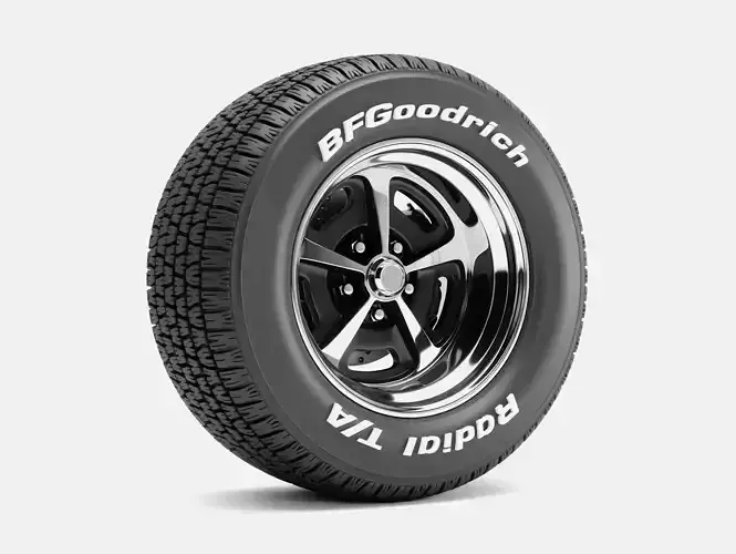 15x10 Magnum 500 Wheel BFGoodrich Radial TA Tire