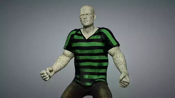 Marvel Sandman Low-poly 3D model