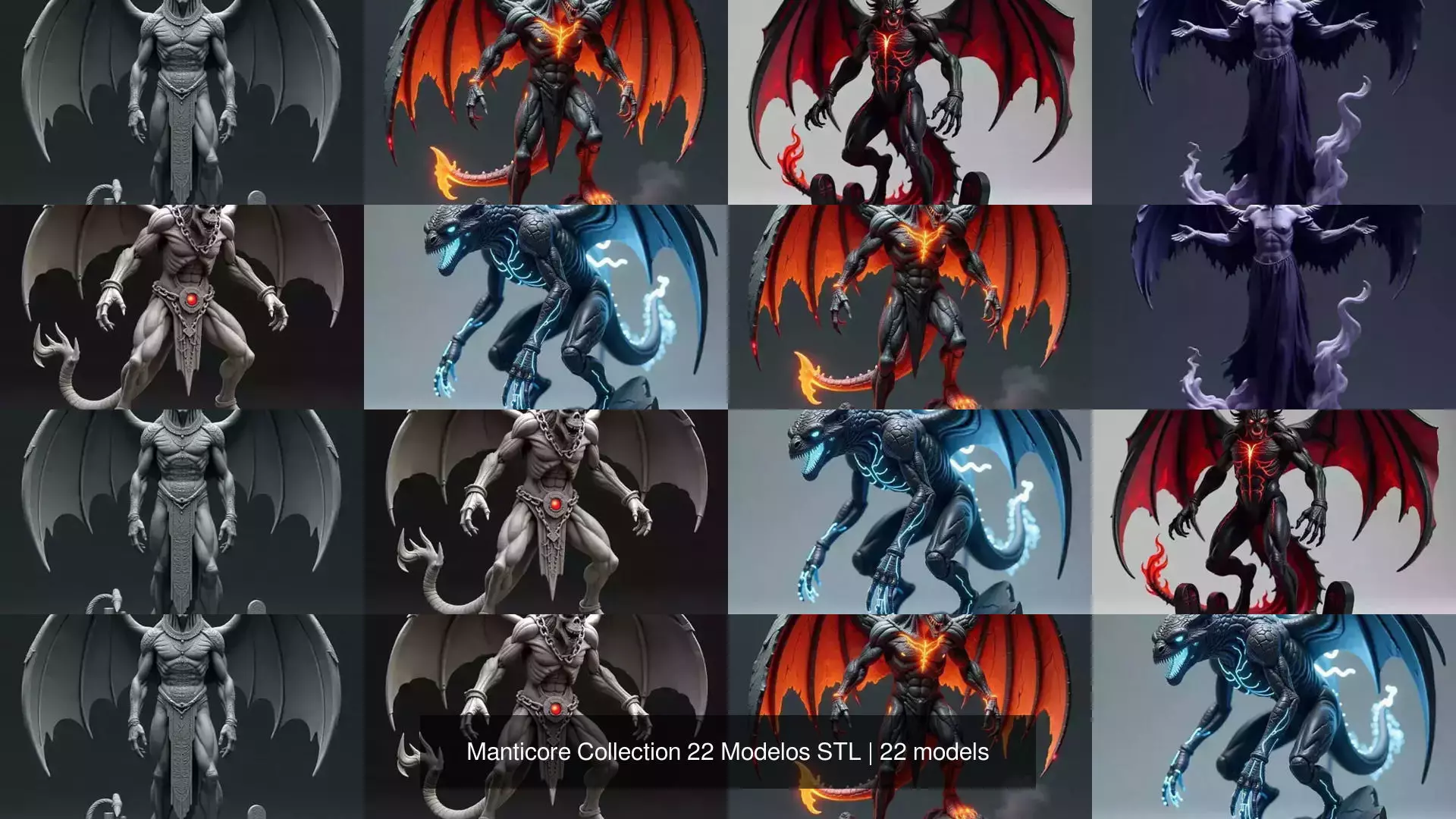 Manticore Collection 22 Modelos STL _2