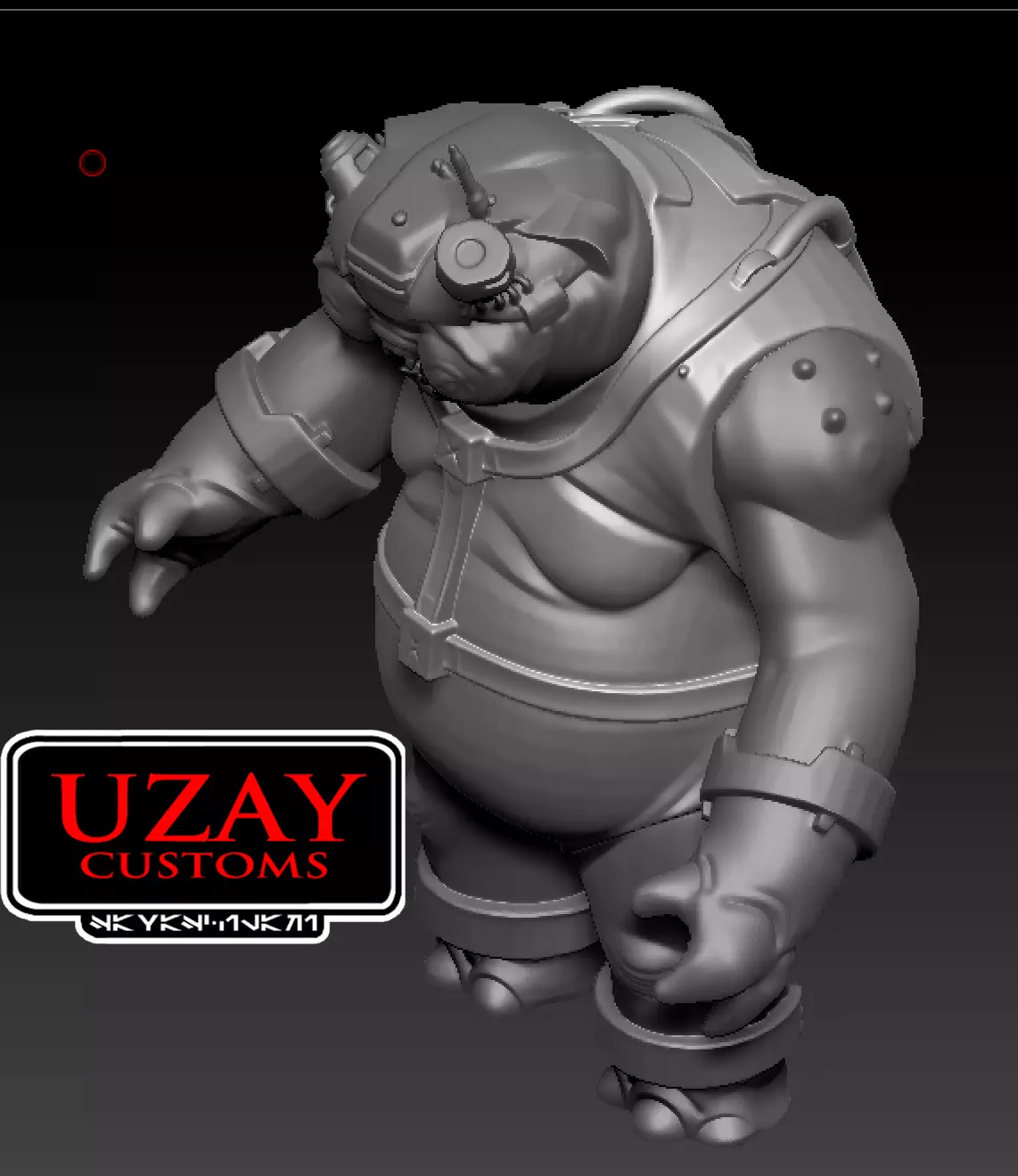 Star wars  articulated galaxy edge AYUU 3D print model_4