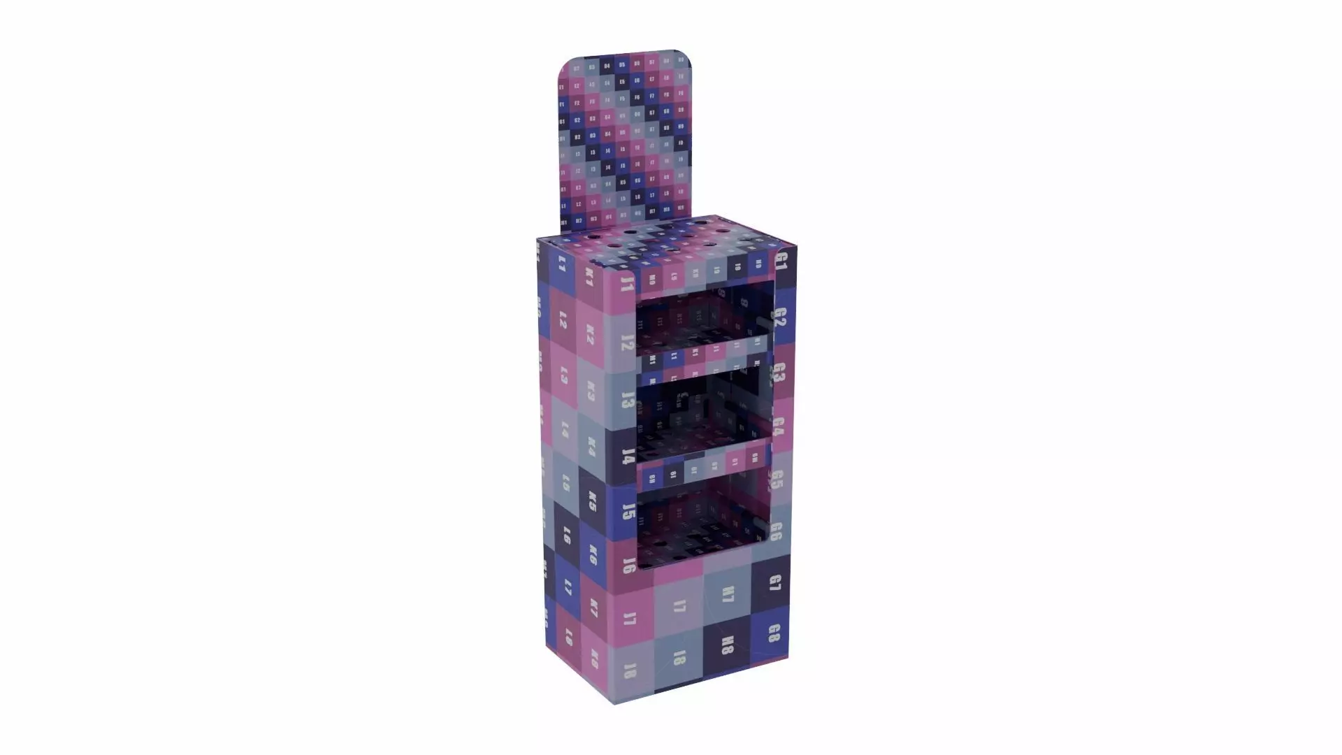 Point of Sale Cardboard Display Stand Texture_6
