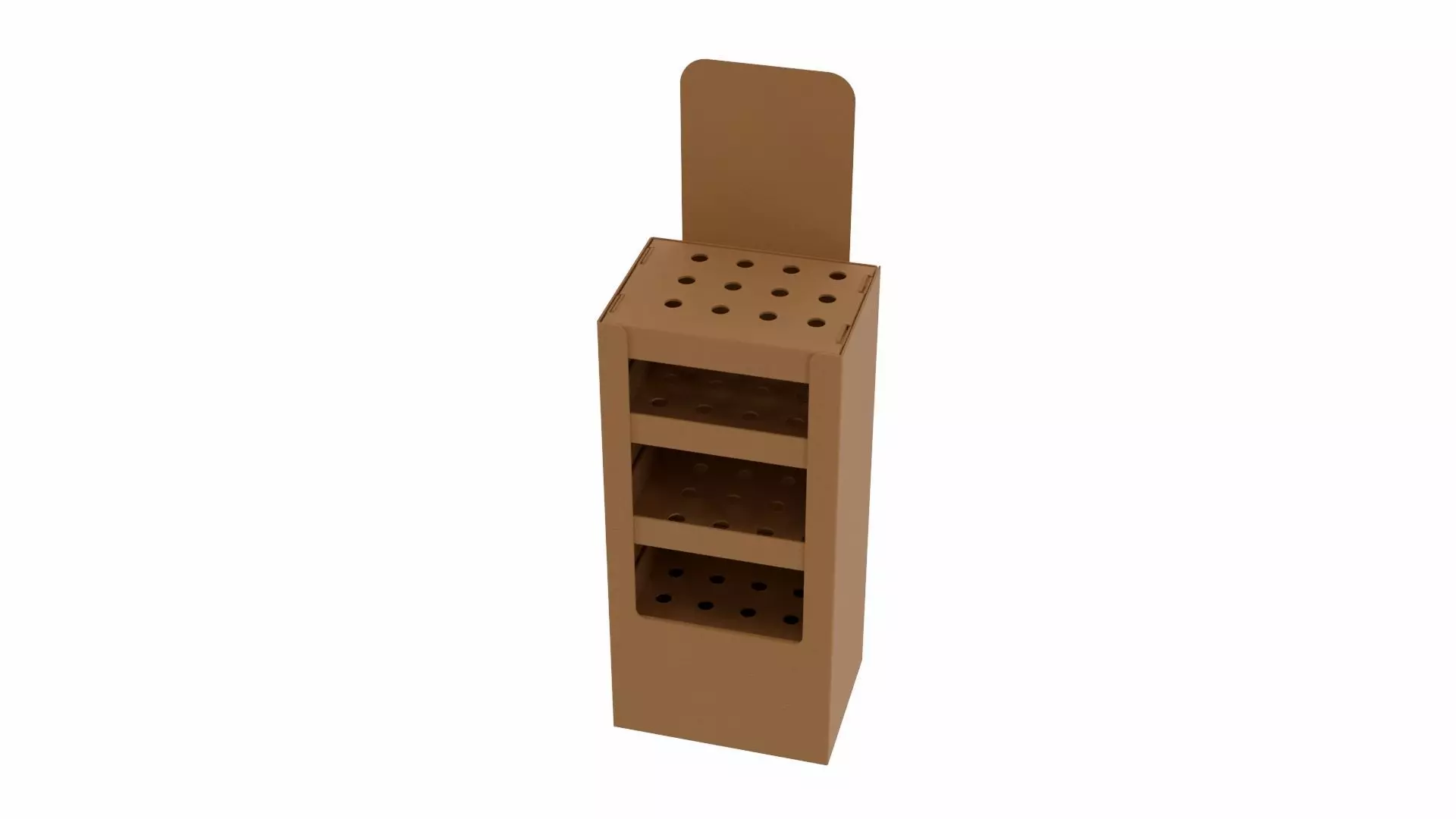 Point of Sale Cardboard Display Stand Texture_1