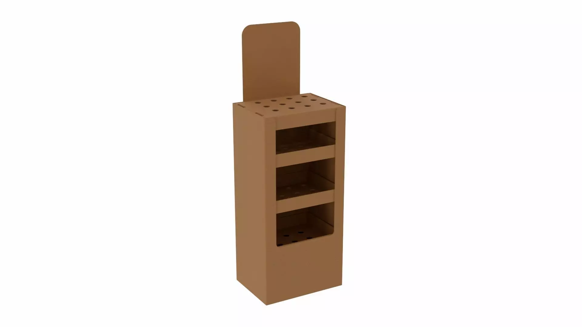 Point of Sale Cardboard Display Stand Texture_0