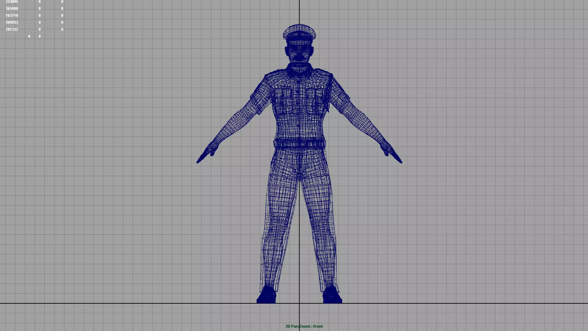 Realistic indian police 3D model_15