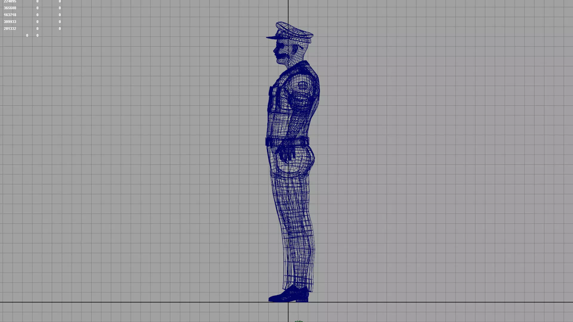 Realistic indian police 3D model_14