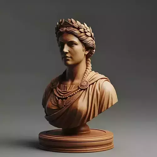 Medieval Roman Queen Chess Piece