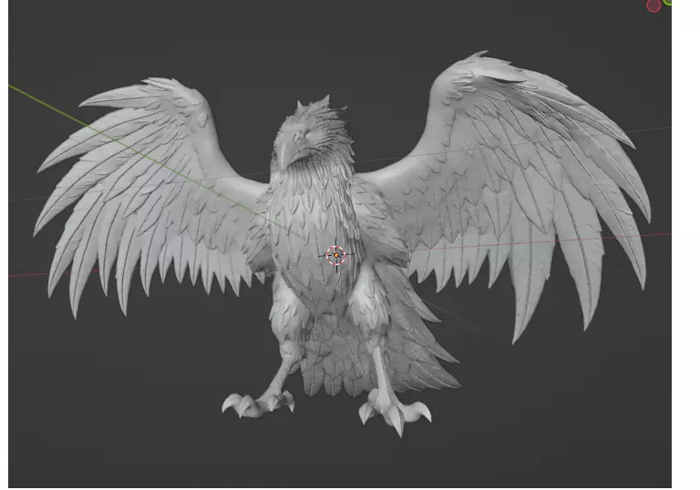 ave aguila bird halcon Free 3D print model_0