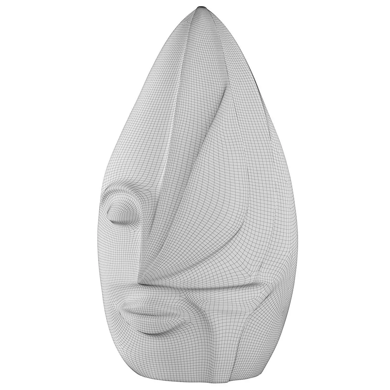 Abstract sculpture 3D model_6