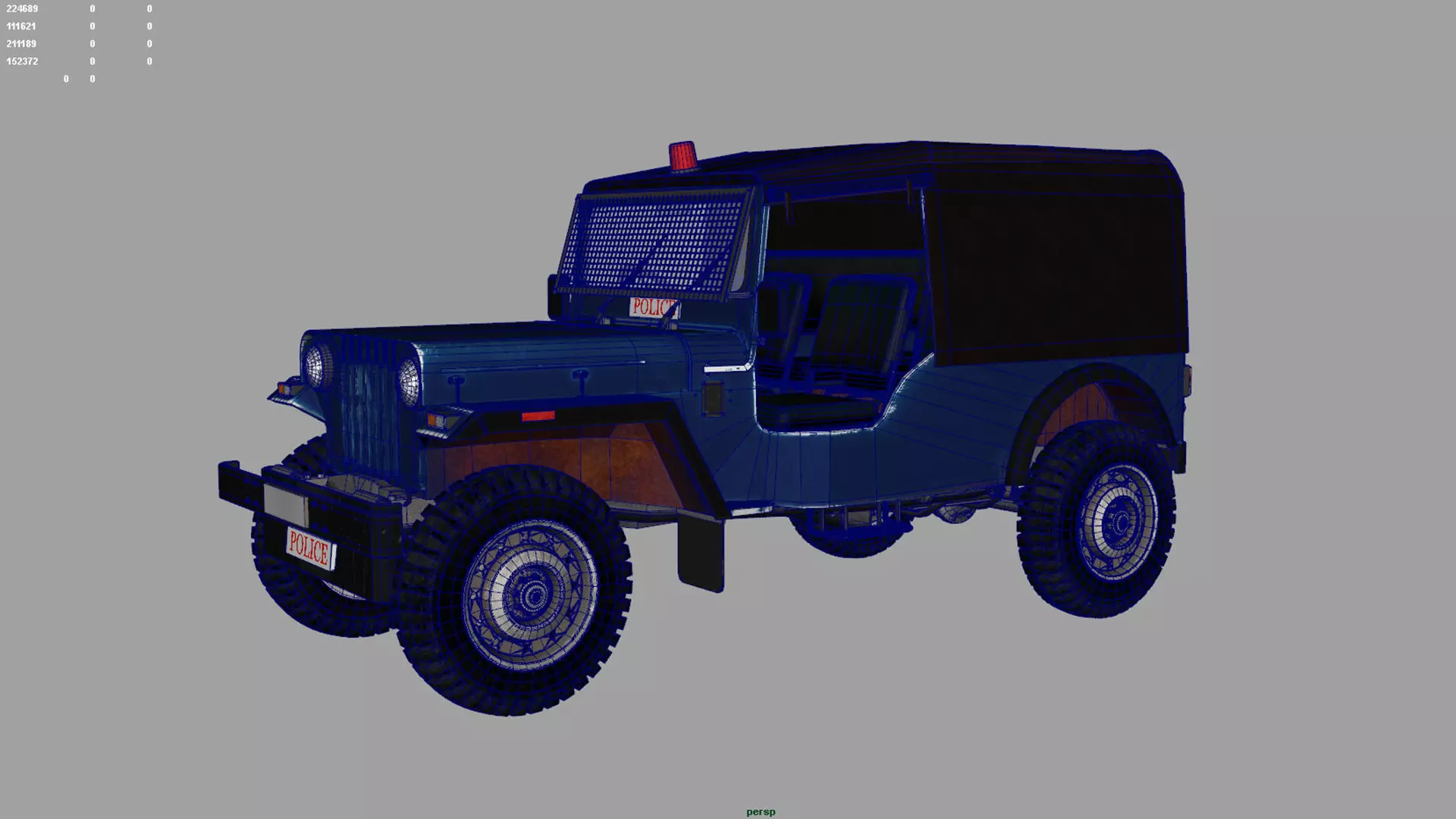 india police jeep 3D model_9