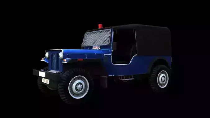 india police jeep