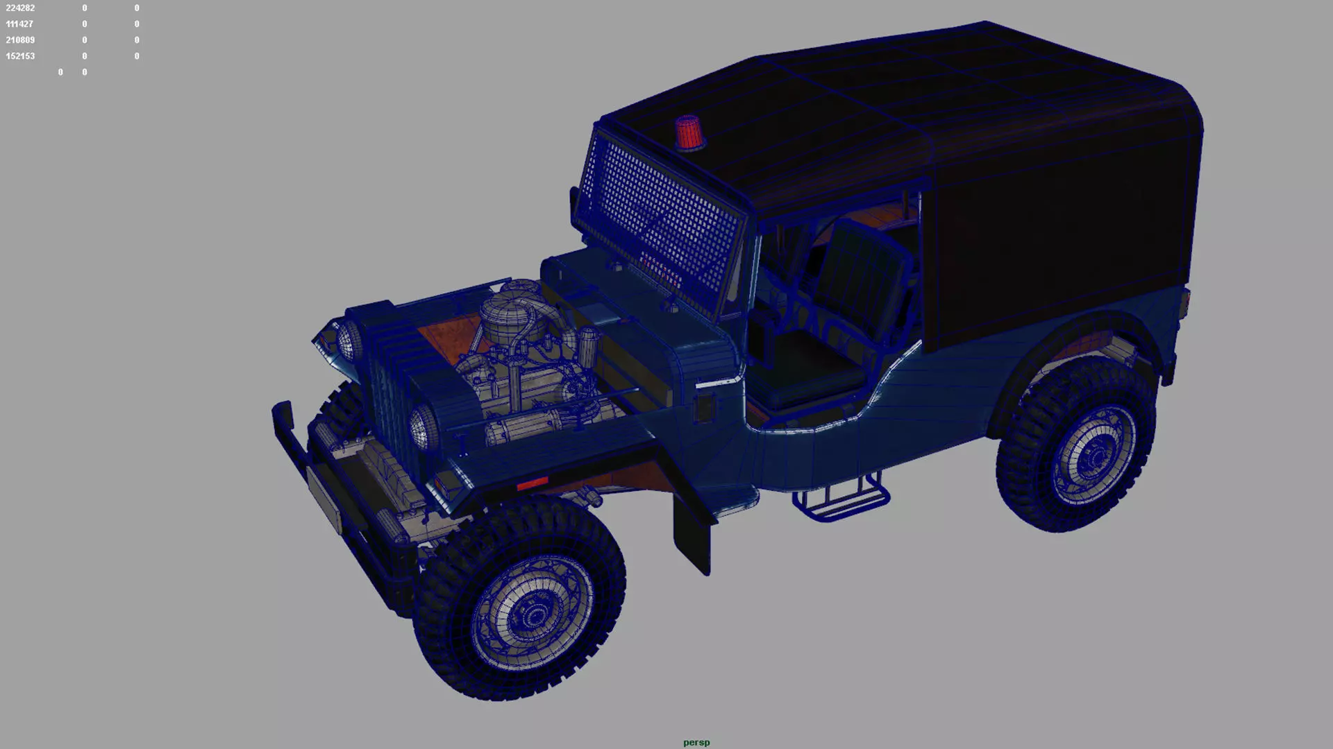 india police jeep 3D model_11
