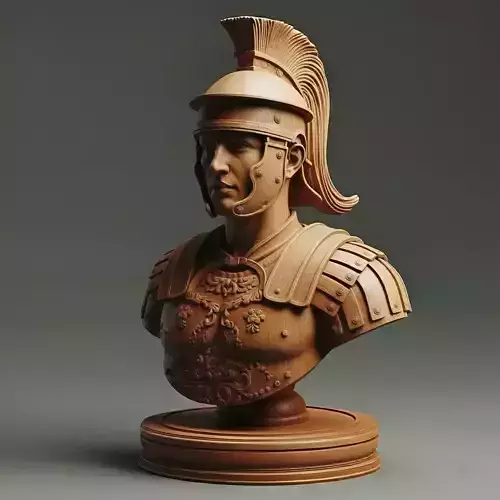 Medieval Roman Knight Chess Piece