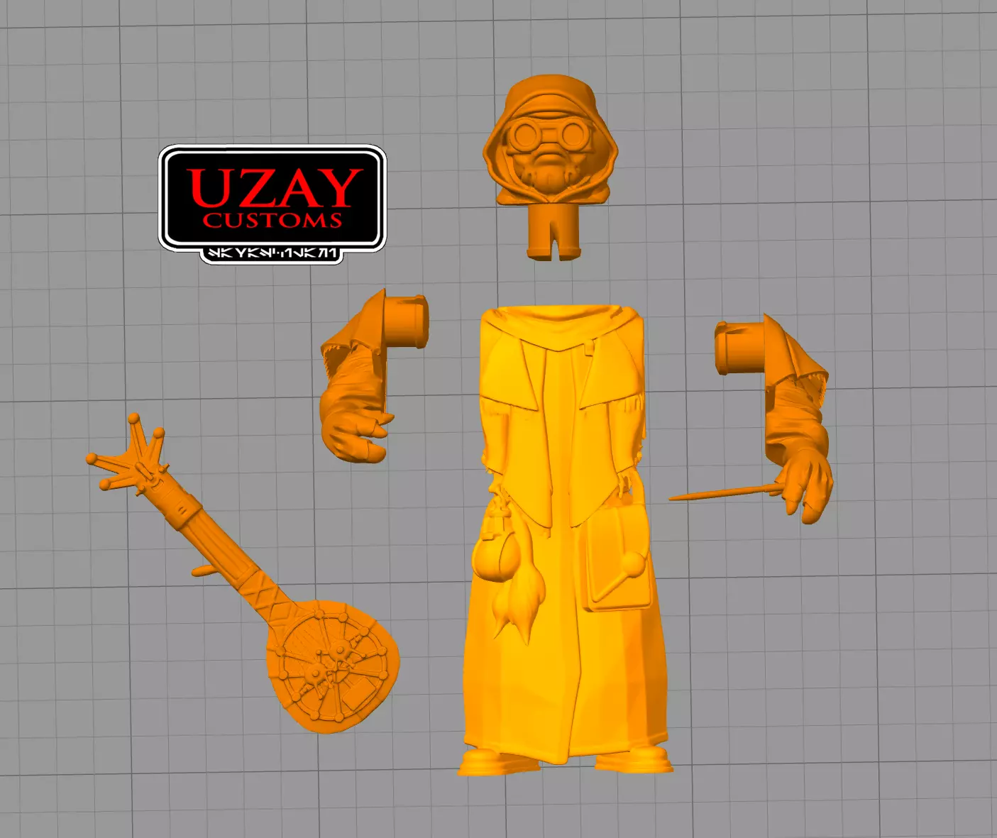 Star Wars SW7 Sudswater Dillifay Glon Shag kava 1 3D print model_1