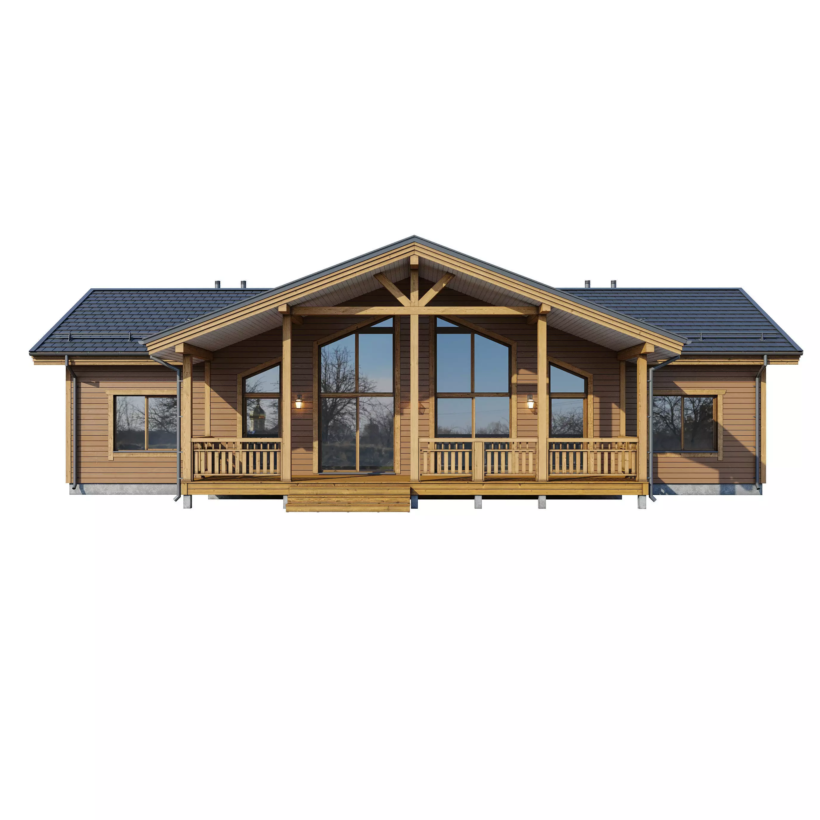 AAlpine house Kusa 3D model_1