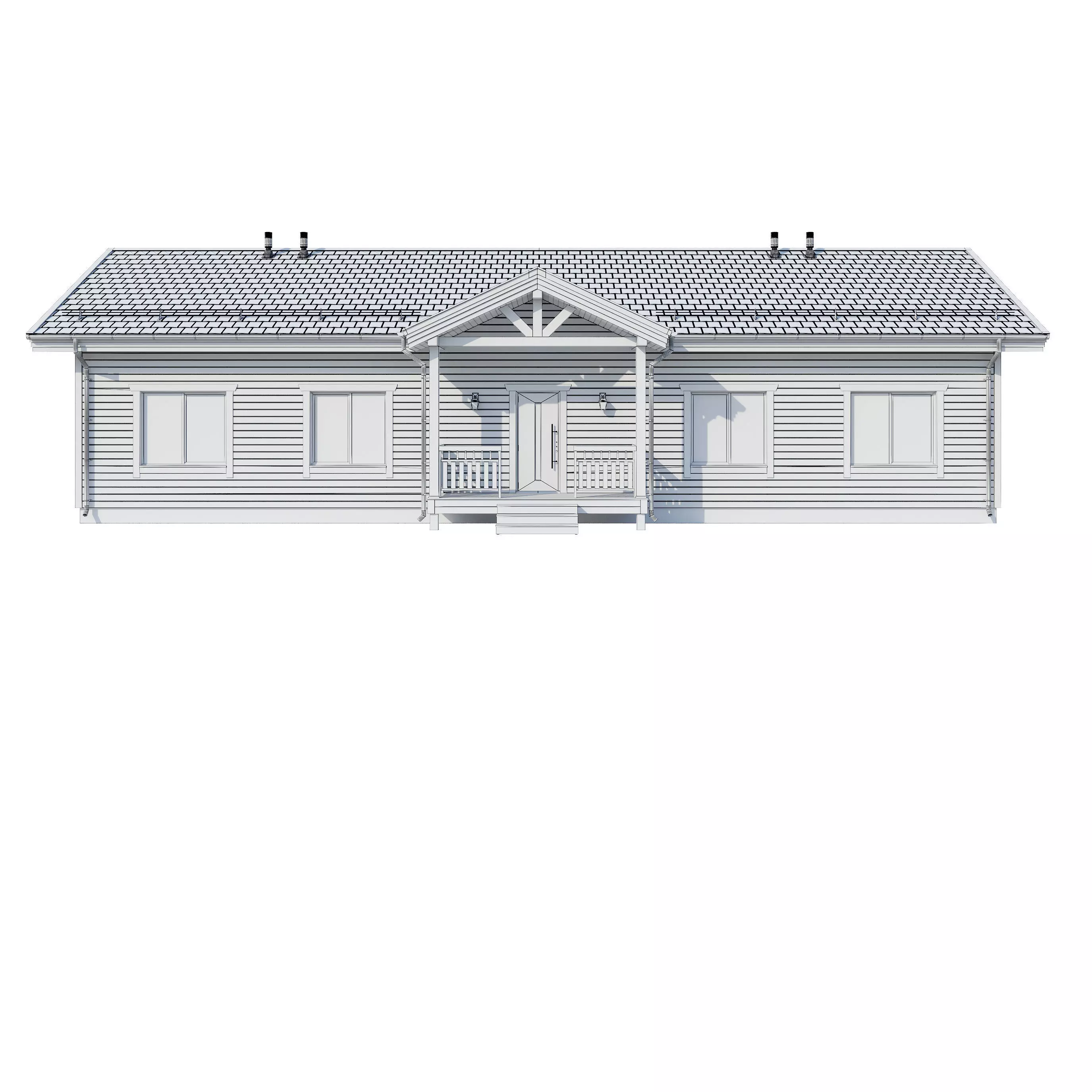 AAlpine house Kusa 3D model_22