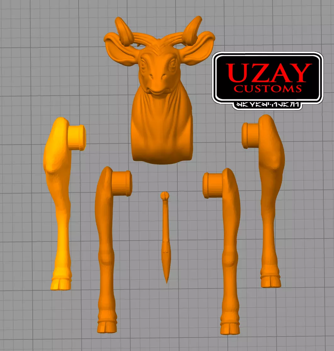 Star wars episode one articulated ikopi Naboo 3D print model_1