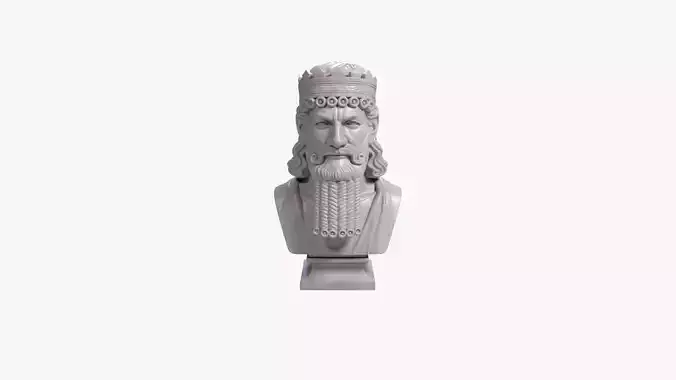 Darius I Bust  Achaemenid Persian King 3D Printable STL File