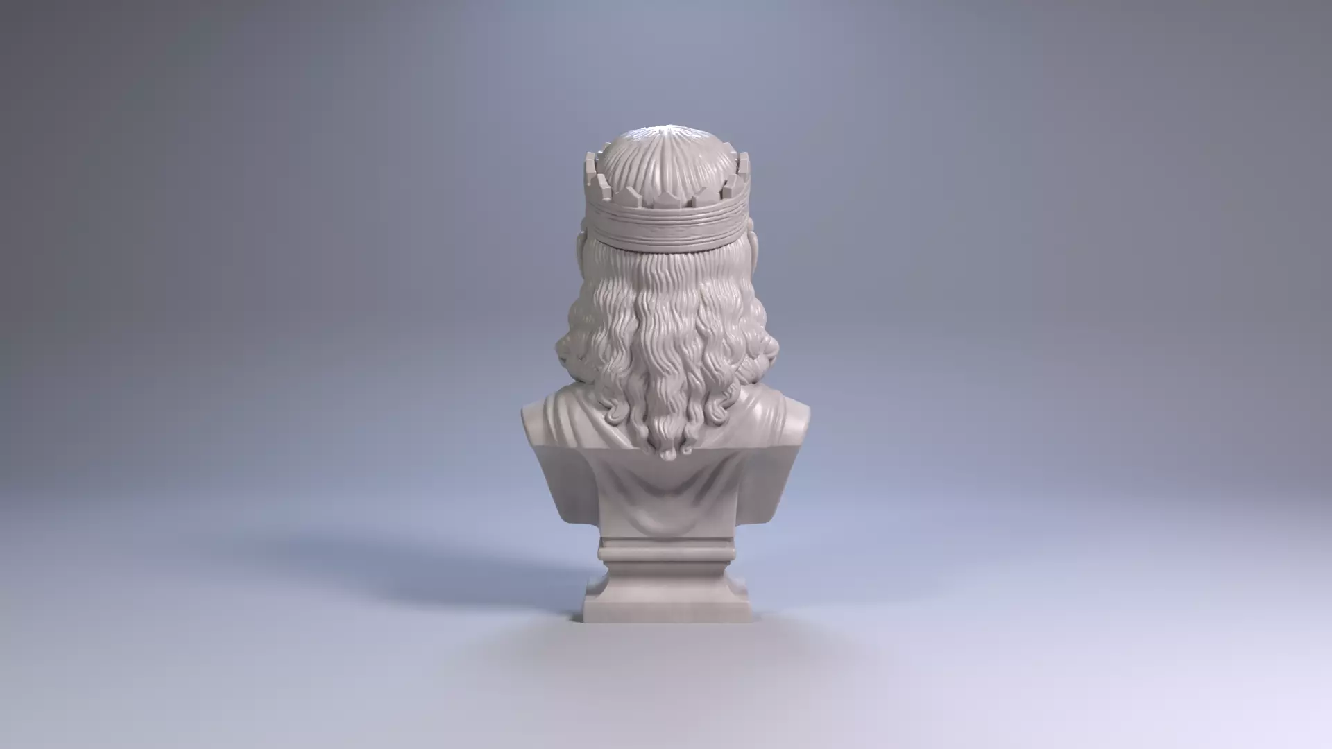 Darius I Bust Achaemenid Persian King 3D Printable STL File 3D print model_4