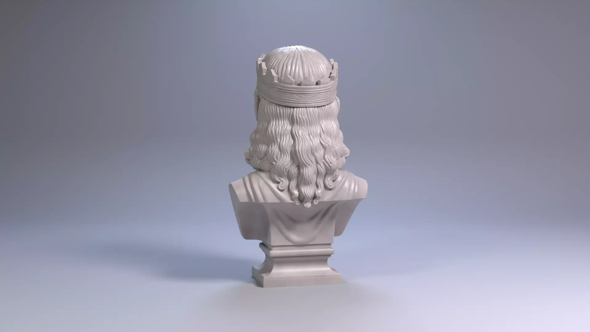 Darius I Bust Achaemenid Persian King 3D Printable STL File 3D print model_18