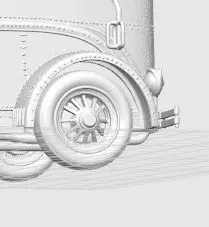 Retro Police Patrol 3D print model_30