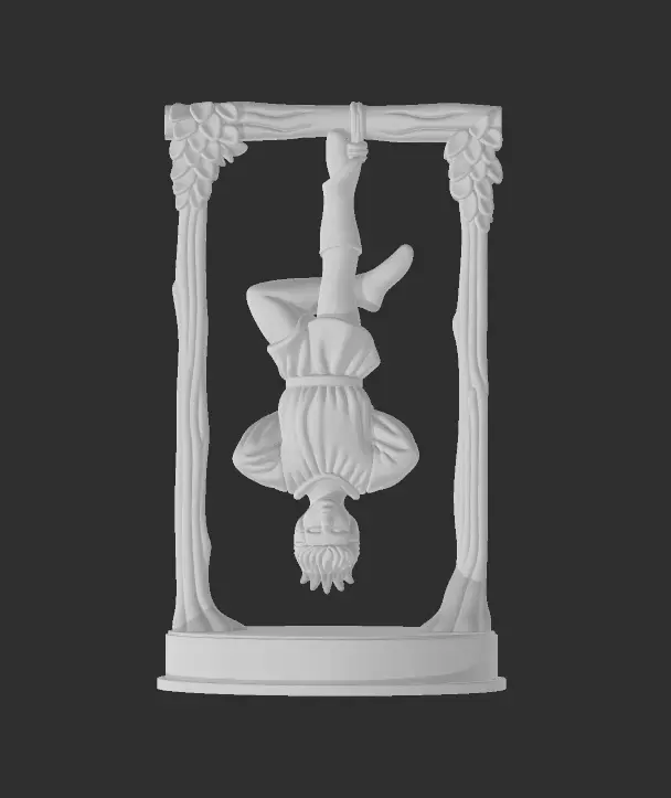 Tarot Rider The Hanged Man Figure 3D print model