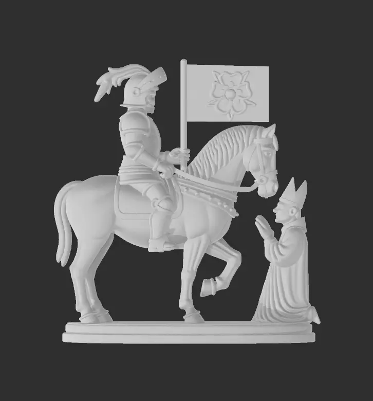 Tarot Rider The Death Figure 3D print model