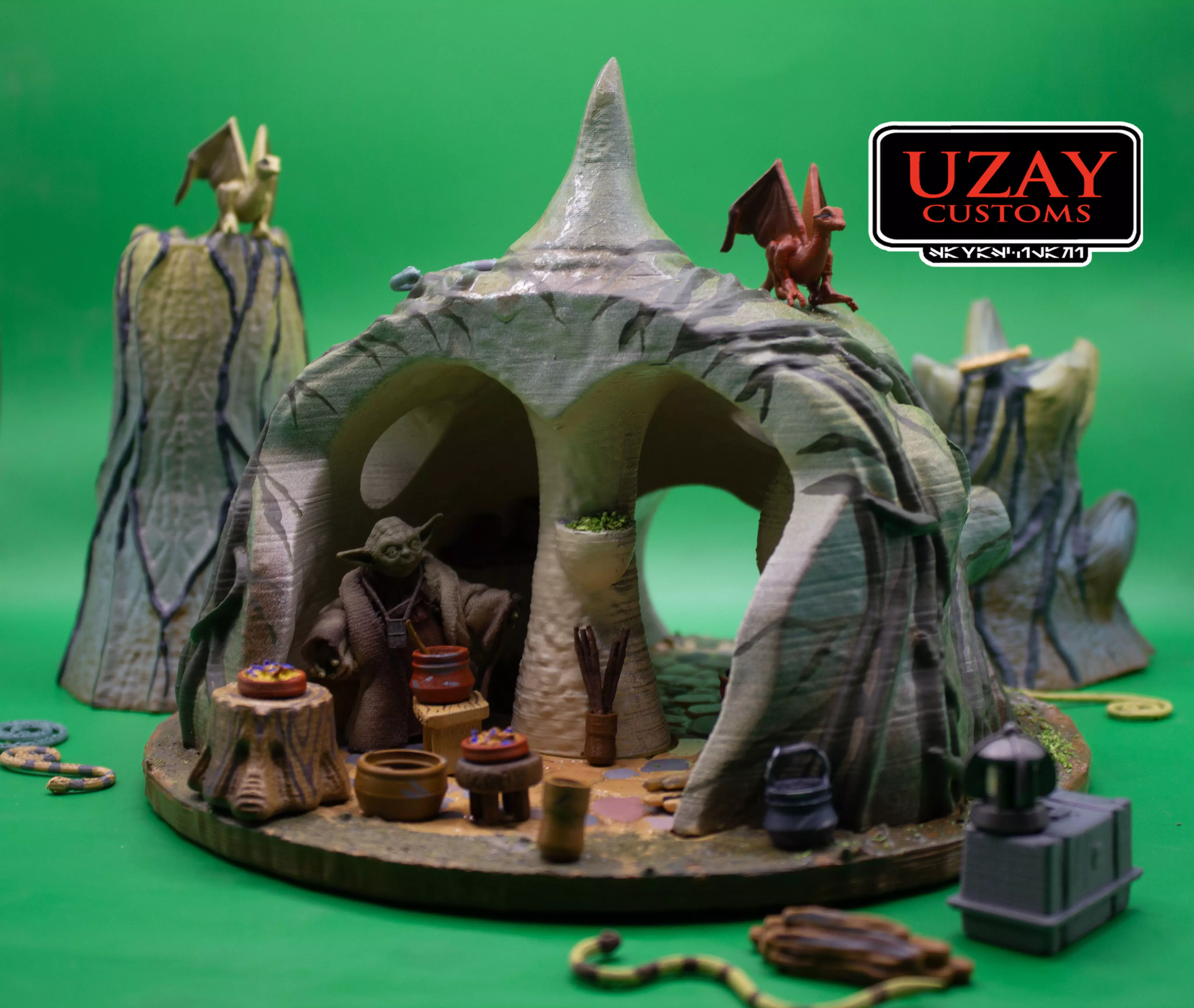 Star Wars ESB Dagobah play set 2    3D print model_4