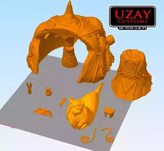 Star Wars ESB Dagobah play set 3 3D print model