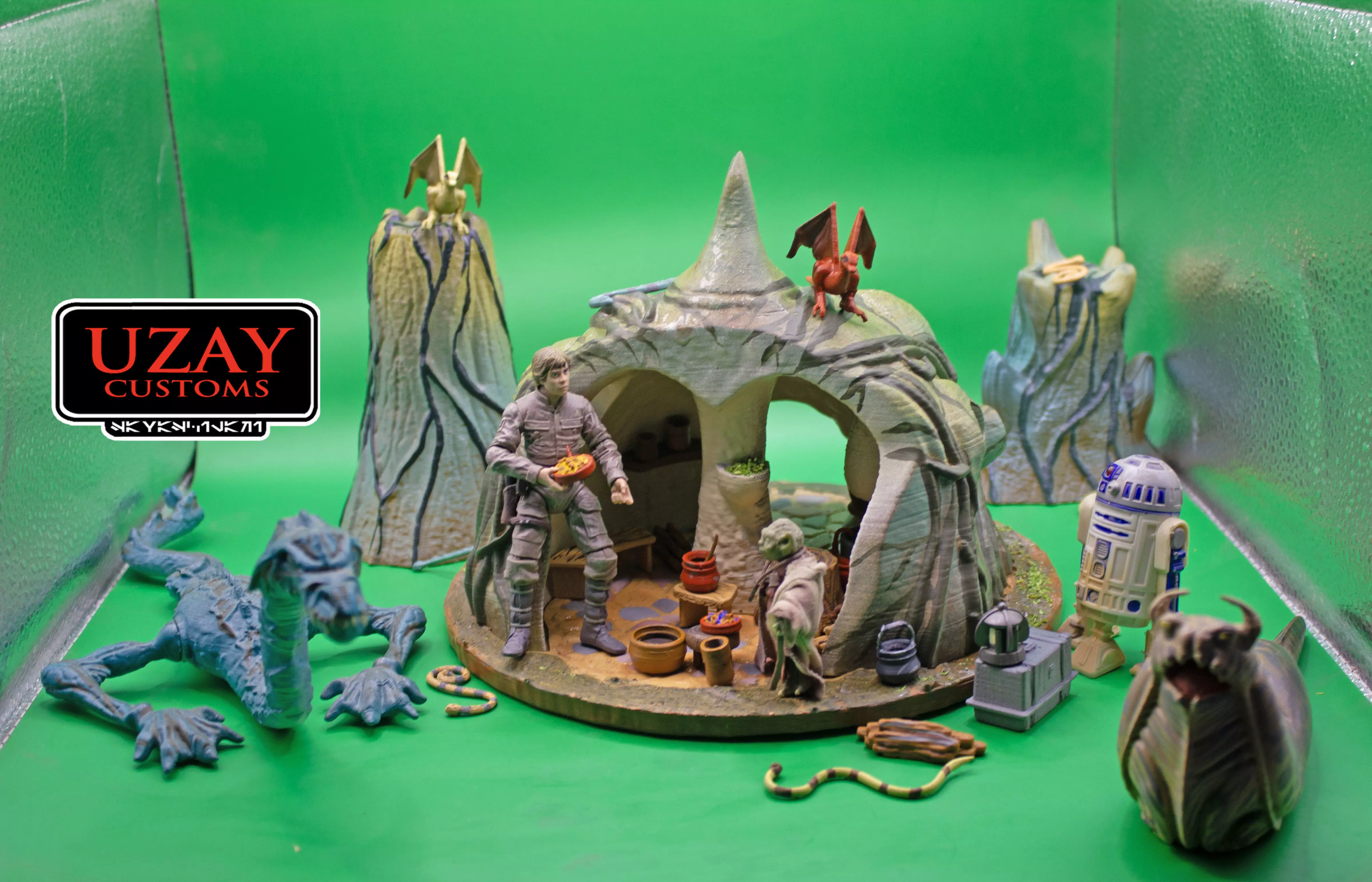 Star Wars ESB Dagobah play set 3 3D print model 3D print model_1