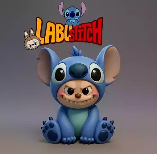 labubu Stitch the monsters disney
