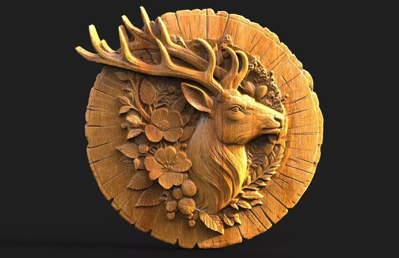 Deer CNC 3D print model