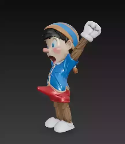 Pinocchio awakening up