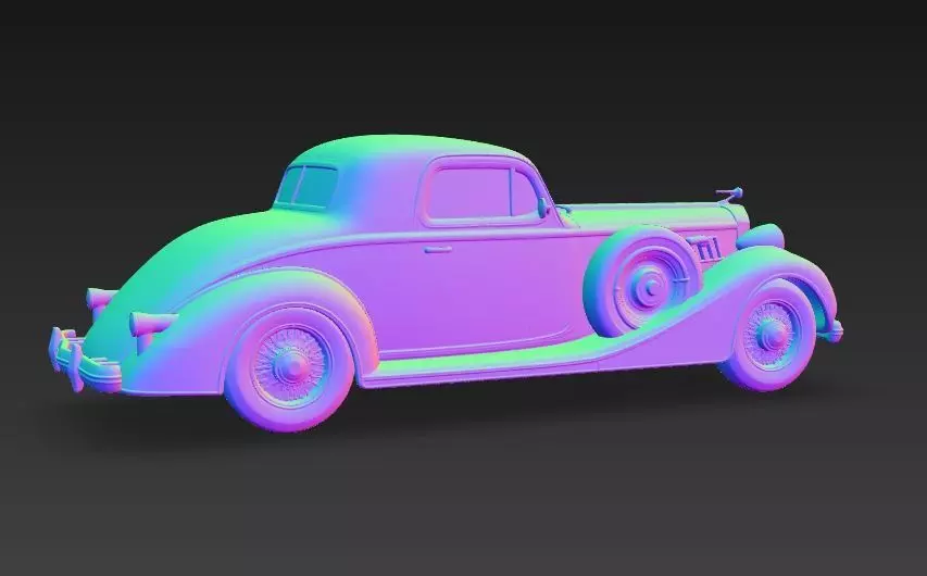Classic Coupe 3D print model_24
