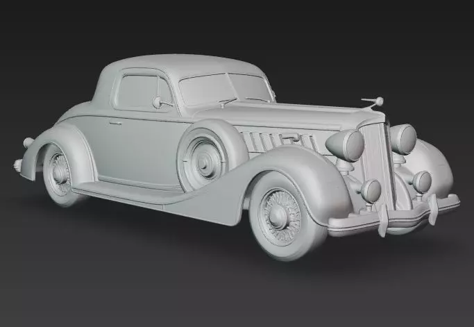Classic Coupe 3D print model_2