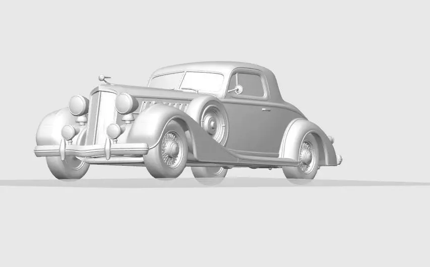 Classic Coupe 3D print model_1
