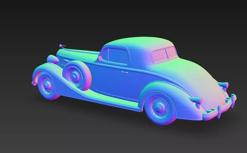 Classic Coupe 3D print model_27