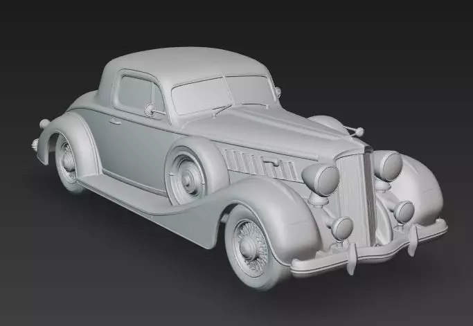 Classic Coupe 3D print model_3