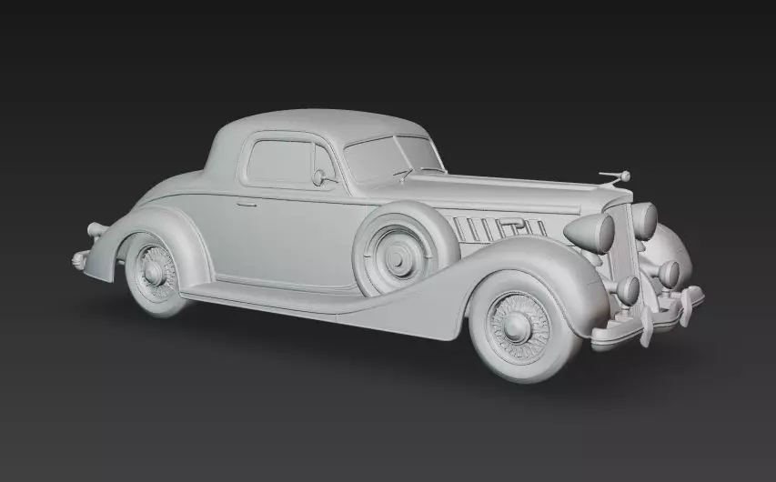 Classic Coupe 3D print model_4