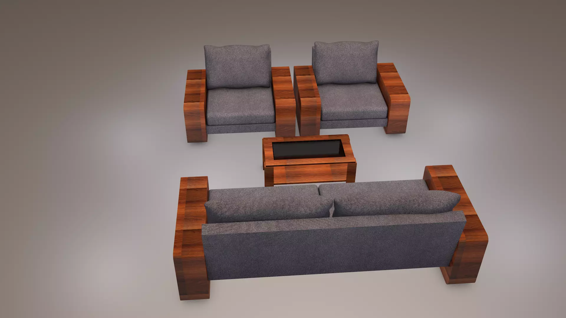 Furniture Set 3D model_6