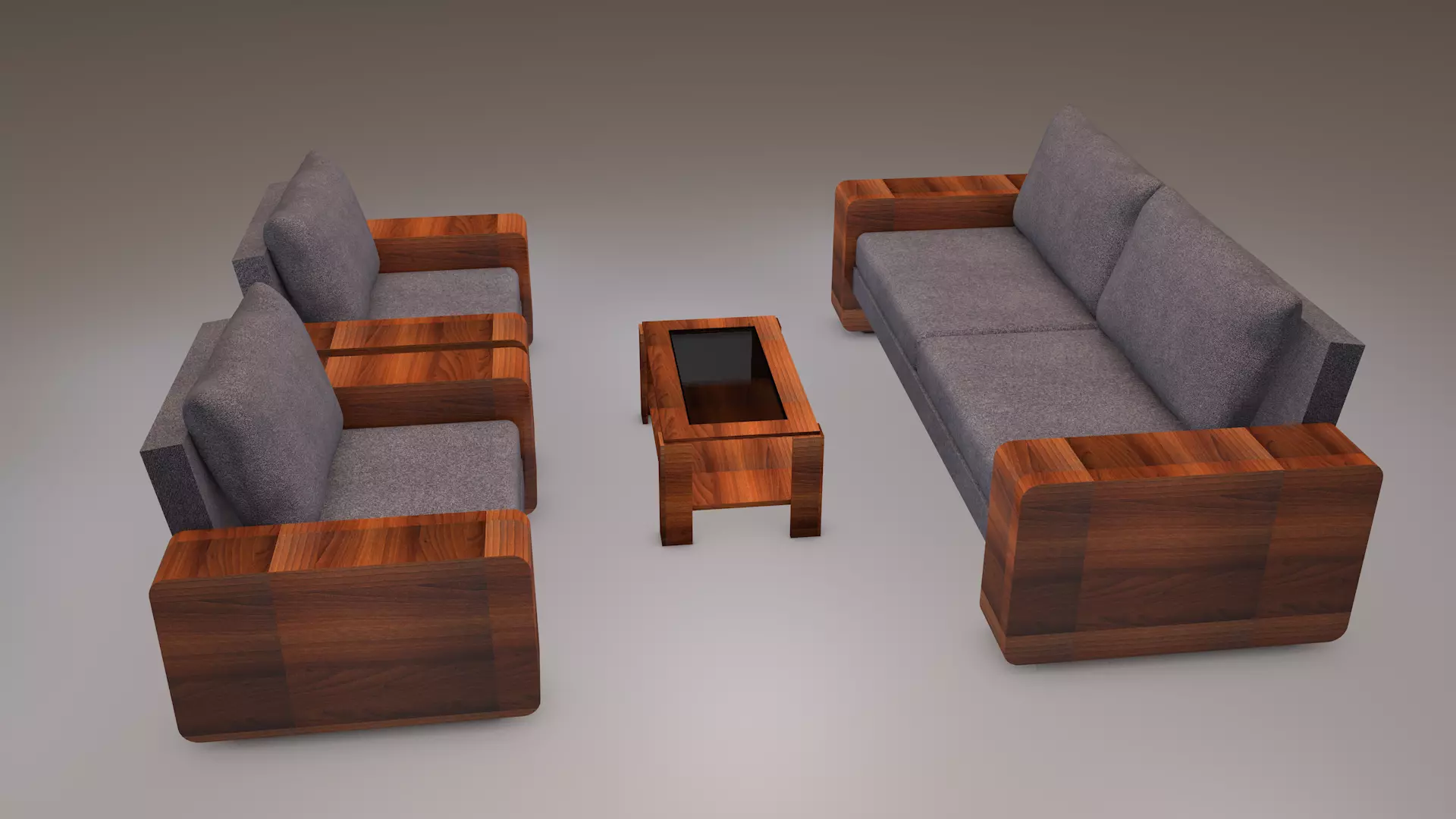 Furniture Set 3D model_3