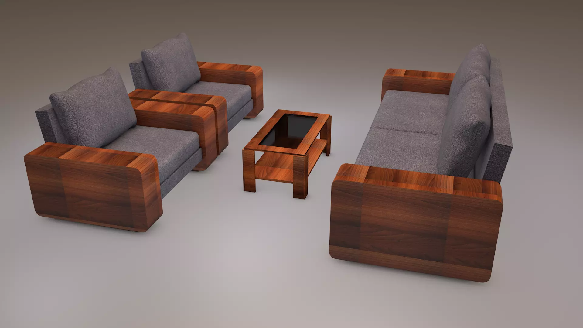 Furniture Set 3D model_4