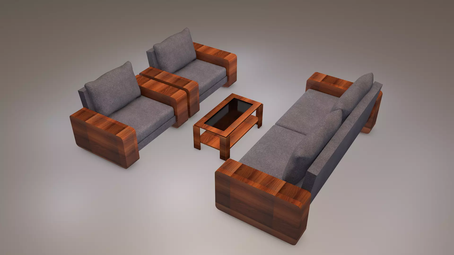 Furniture Set 3D model_5