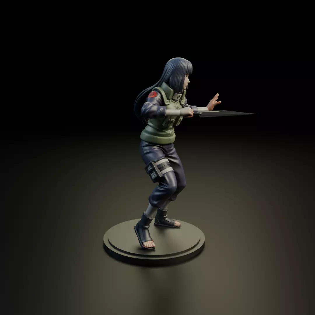 Hinata Hyuga 3D print model_2