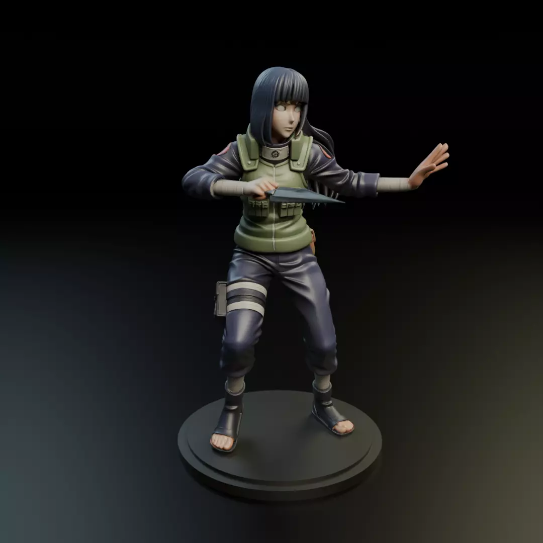 Hinata Hyuga 3D print model_12