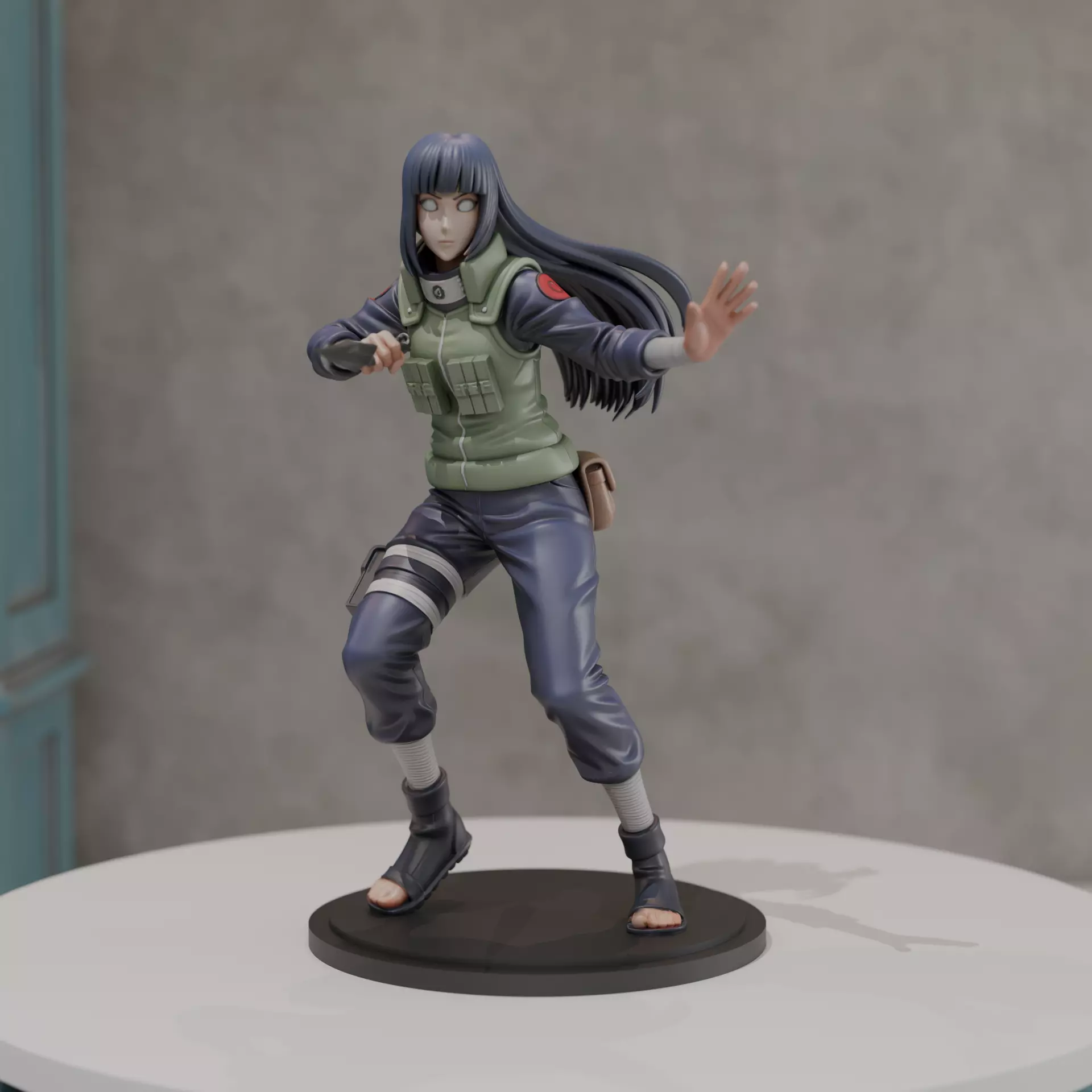 Hinata Hyuga 3D print model_0