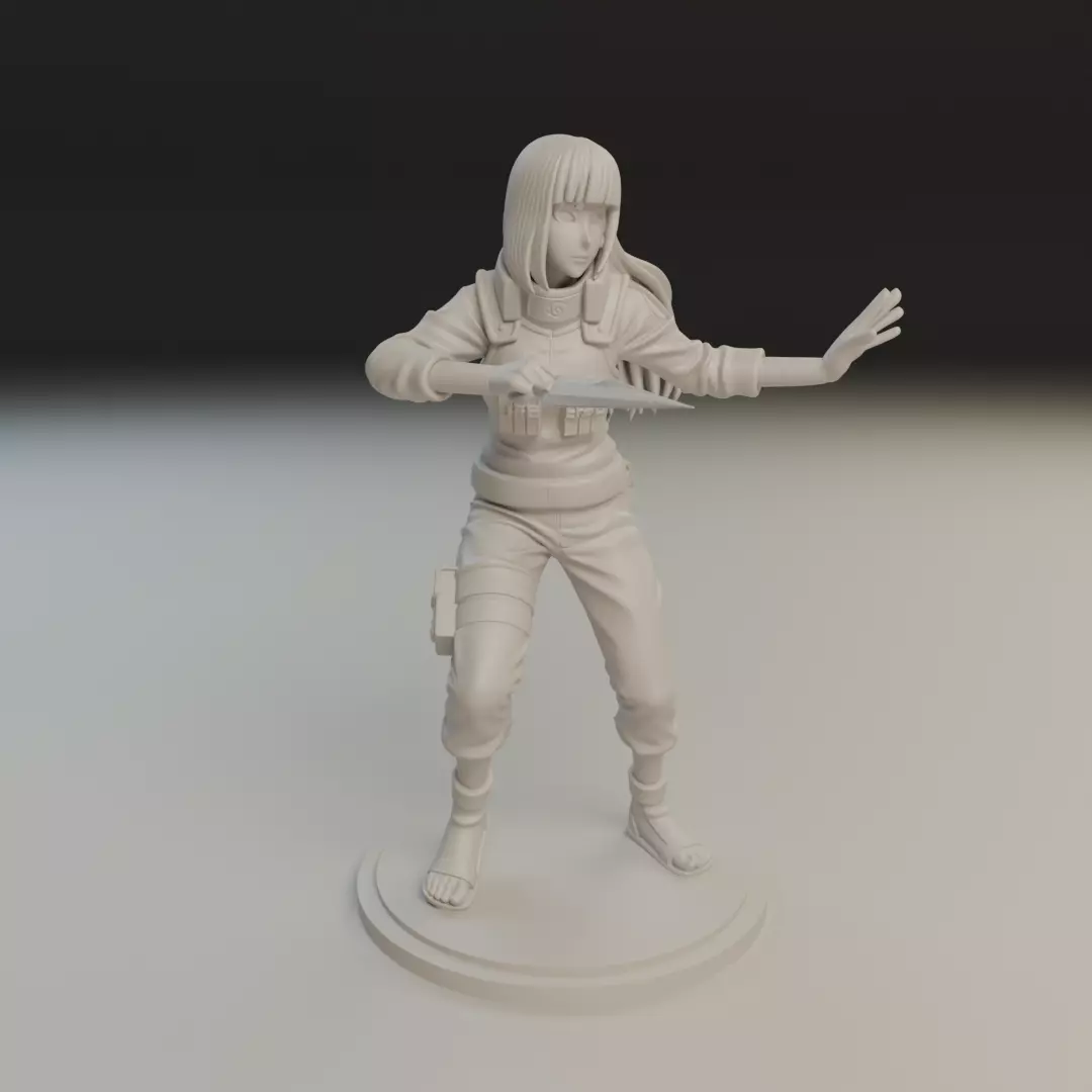 Hinata Hyuga 3D print model_11